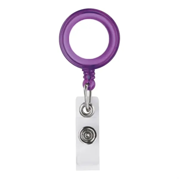 Delfino Badge Holder with Crocodile Clip - Delfino Badge Holder with Crocodile Clip - Image 10 of 12