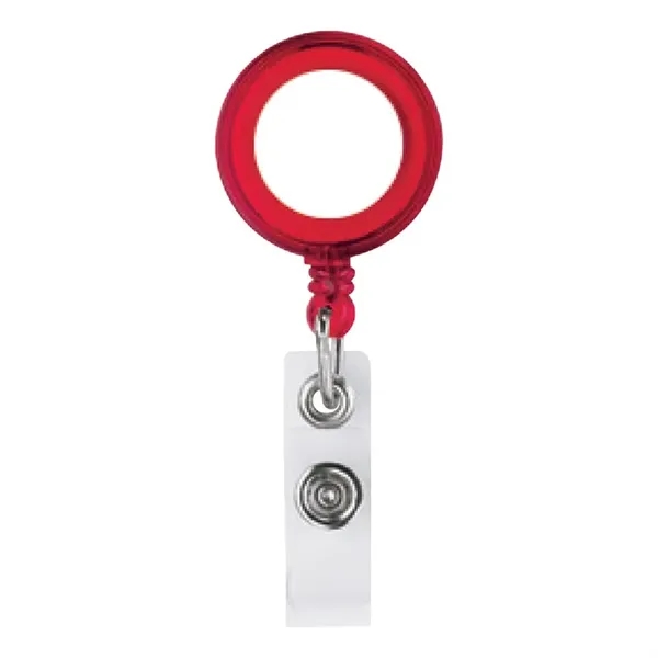 Delfino Badge Holder with Crocodile Clip - Delfino Badge Holder with Crocodile Clip - Image 11 of 12