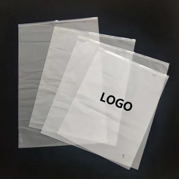 Clear PE Zipper Bags with Slide Closure - Clear PE Zipper Bags with Slide Closure - Image 0 of 2