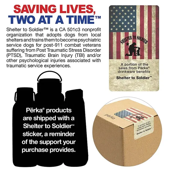 Perka® Winston 28 oz. Double Wall, Stainless Steel Travel... - Perka® Winston 28 oz. Double Wall, Stainless Steel Travel... - Image 13 of 65