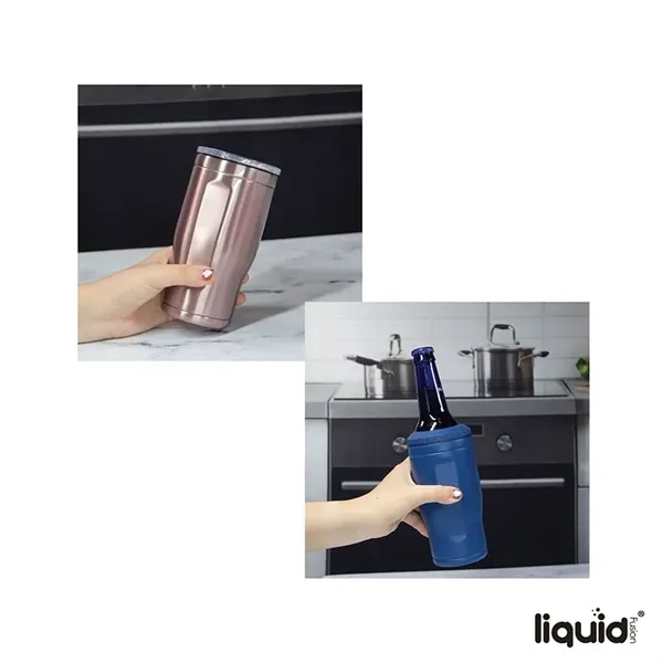 Liquid Fusion® Icy Bev Kooler® 4-In-1 Double Wall Stainle... - Liquid Fusion® Icy Bev Kooler® 4-In-1 Double Wall Stainle... - Image 4 of 6
