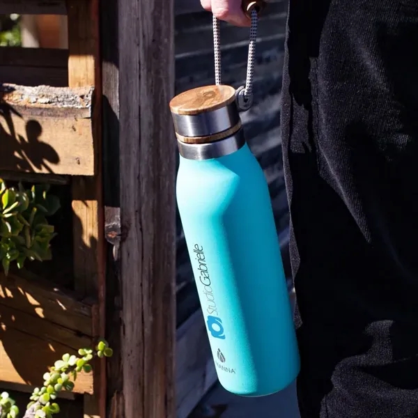 Manna™ 18 oz. Ascend Stainless Steel Water Bottle w/ Acac... - Manna™ 18 oz. Ascend Stainless Steel Water Bottle w/ Acac... - Image 13 of 16