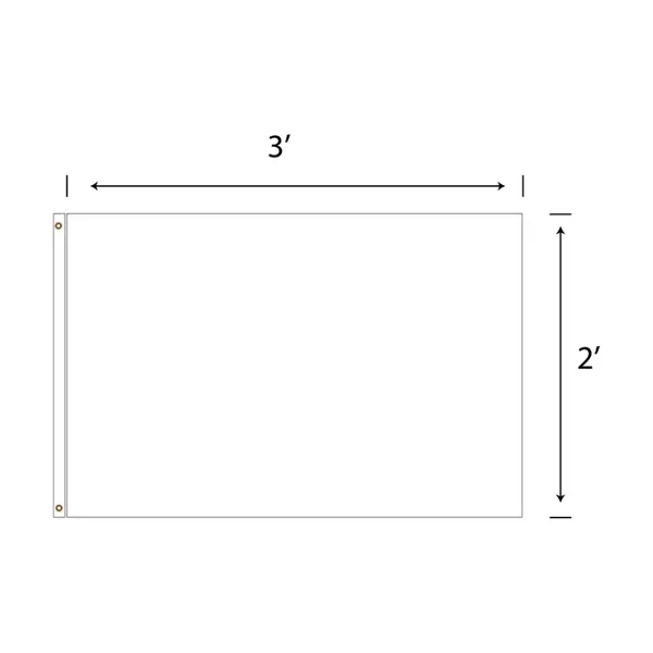 DisplaySplash 2'x3' Flag - Single Sided - DisplaySplash 2'x3' Flag - Single Sided - Image 1 of 1