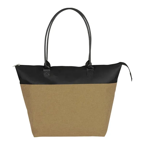 Abigail Two-Tone Tote Bag - Abigail Two-Tone Tote Bag - Image 5 of 8