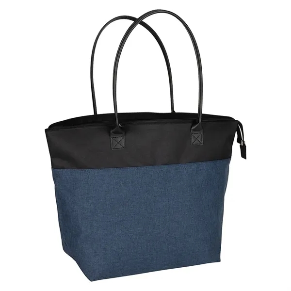 Abigail Two-Tone Tote Bag - Abigail Two-Tone Tote Bag - Image 6 of 8