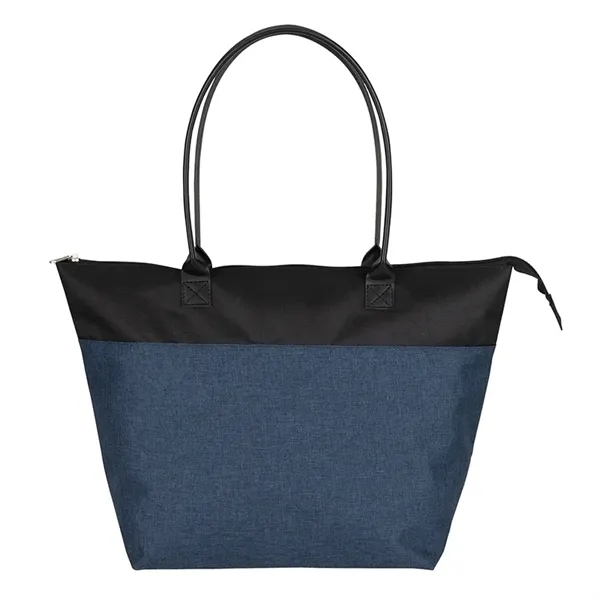 Abigail Two-Tone Tote Bag - Abigail Two-Tone Tote Bag - Image 8 of 8