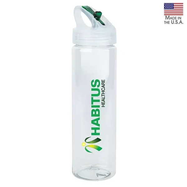 NEWPORT II 25 oz. PET Bottle with Flip Spout - NEWPORT II 25 oz. PET Bottle with Flip Spout - Image 7 of 21