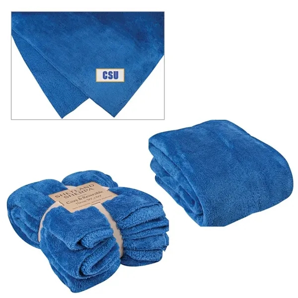 Shetland Sherpa 50 x 60 Reversible Blanket - Shetland Sherpa 50 x 60 Reversible Blanket - Image 15 of 36