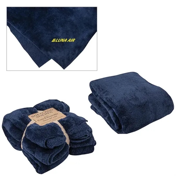 Shetland Sherpa 50 x 60 Reversible Blanket - Shetland Sherpa 50 x 60 Reversible Blanket - Image 27 of 36
