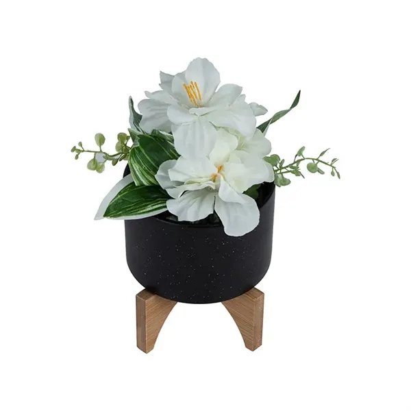 Saratoga Ceramic Flower Pot - Saratoga Ceramic Flower Pot - Image 5 of 13