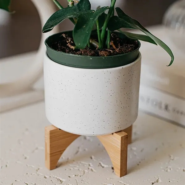 Saratoga Ceramic Flower Pot - Saratoga Ceramic Flower Pot - Image 8 of 13