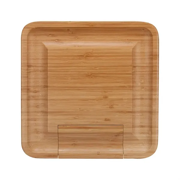 Lorenzi 4-Piece Bamboo Cheese Tray - Lorenzi 4-Piece Bamboo Cheese Tray - Image 5 of 5