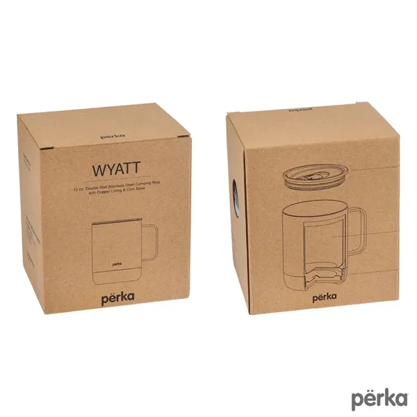 Perka® Wyatt 12 oz. Double Wall, Stainless Steel Camping Mug - Perka® Wyatt 12 oz. Double Wall, Stainless Steel Camping Mug - Image 15 of 28