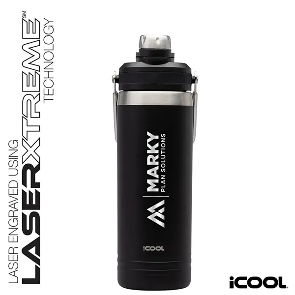 iCOOL® Lakewood 24 oz. Double Wall, Stainless Steel Bottle - iCOOL® Lakewood 24 oz. Double Wall, Stainless Steel Bottle - Image 2 of 45
