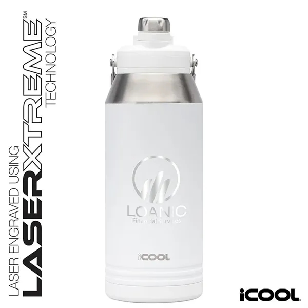 iCOOL® Lakewood 40 oz. Double Wall, Stainless Steel Bottle - iCOOL® Lakewood 40 oz. Double Wall, Stainless Steel Bottle - Image 10 of 16