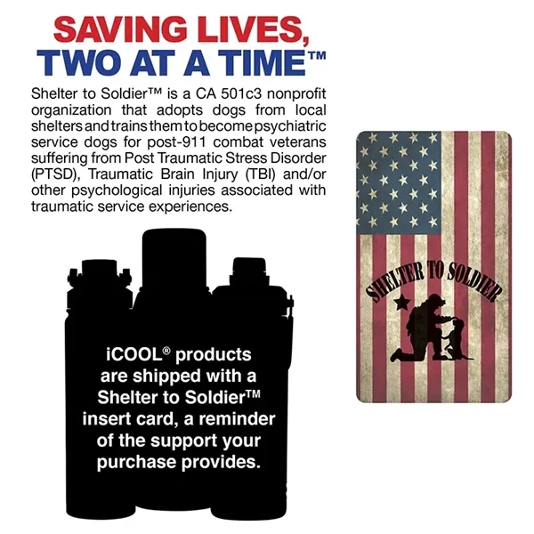 iCOOL® Lakewood 40 oz. Double Wall, Stainless Steel Bottle - iCOOL® Lakewood 40 oz. Double Wall, Stainless Steel Bottle - Image 15 of 16