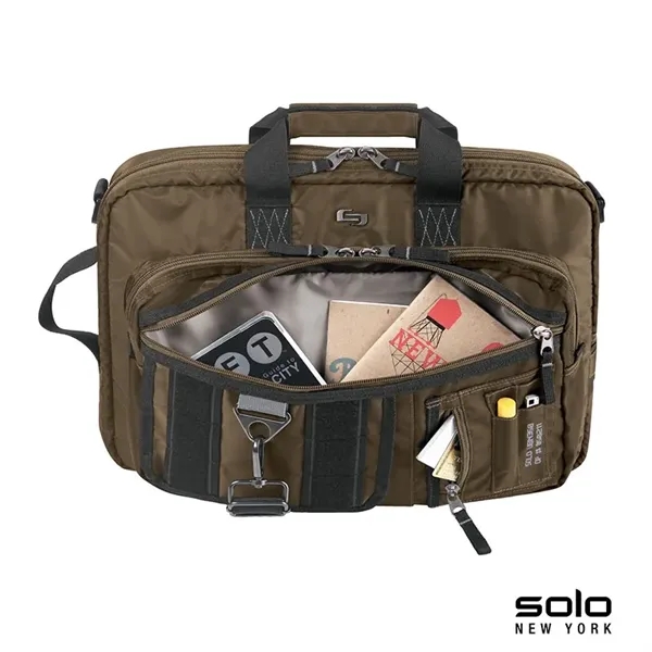 Solo New York Zone Briefcase Backpack Hybrid - Solo New York Zone Briefcase Backpack Hybrid - Image 6 of 13