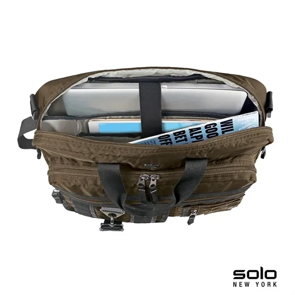 Solo New York Zone Briefcase Backpack Hybrid - Solo New York Zone Briefcase Backpack Hybrid - Image 8 of 13