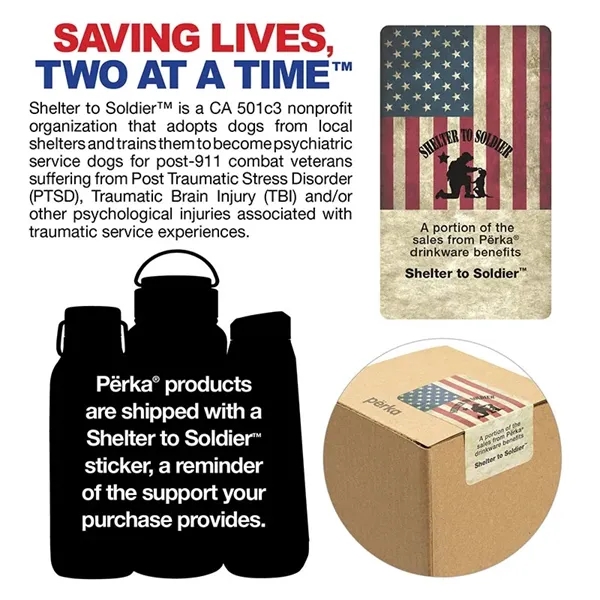 Perka® Dresden 18 oz. Double Wall, Stainless Steel Water ... - Perka® Dresden 18 oz. Double Wall, Stainless Steel Water ... - Image 25 of 40