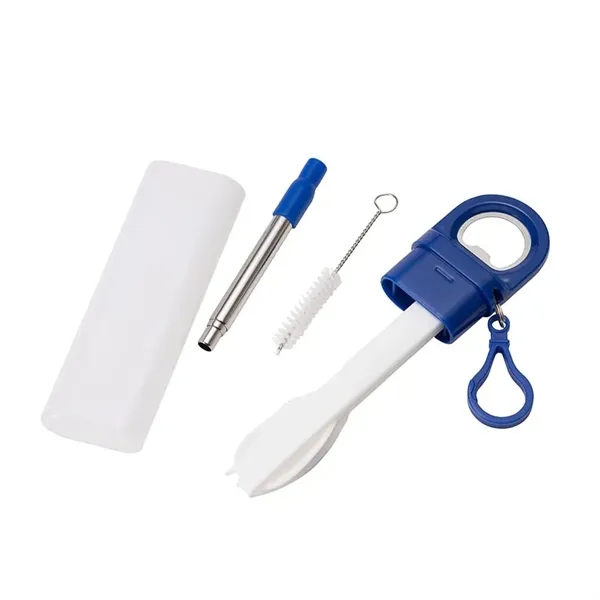 Griffith 3-in-1 Metal Straw, Cutlery Set & Bottle Opener - Griffith 3-in-1 Metal Straw, Cutlery Set & Bottle Opener - Image 22 of 40
