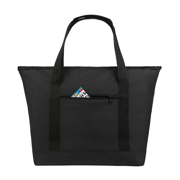 Shoreline RPET 24-Can Cooler Tote Bag - Shoreline RPET 24-Can Cooler Tote Bag - Image 6 of 21