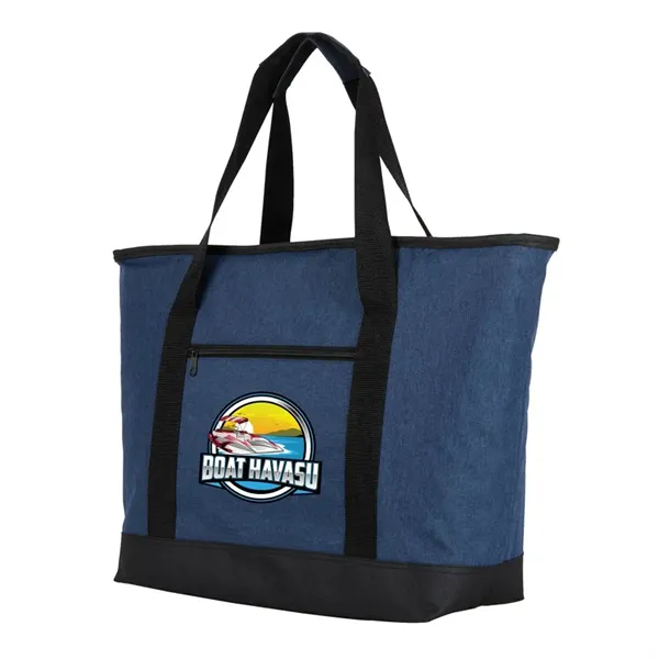 Shoreline RPET 24-Can Cooler Tote Bag - Shoreline RPET 24-Can Cooler Tote Bag - Image 16 of 21