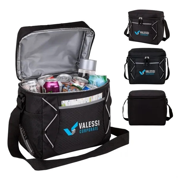Monterey 16-Can Cooler Bag with Diamond 420D - Monterey 16-Can Cooler Bag with Diamond 420D - Image 0 of 6