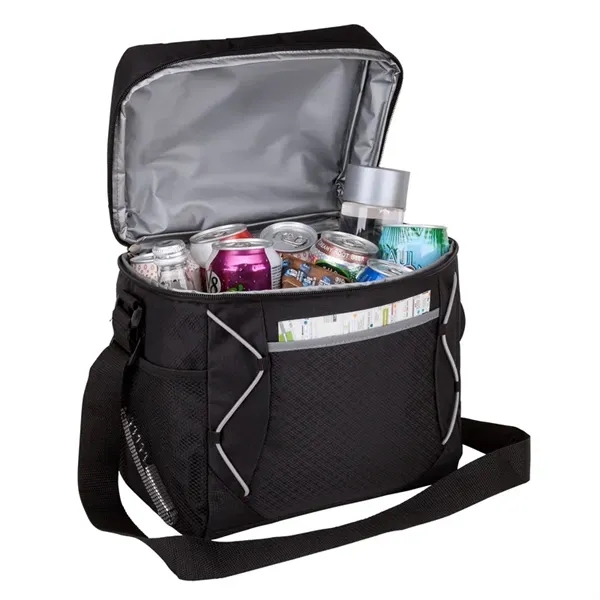 Monterey 16-Can Cooler Bag with Diamond 420D - Monterey 16-Can Cooler Bag with Diamond 420D - Image 3 of 6