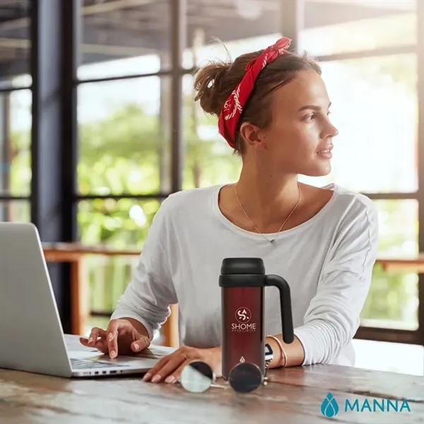 Manna™ 16 oz. Mocha Stainless Steel Mug - Manna™ 16 oz. Mocha Stainless Steel Mug - Image 4 of 5