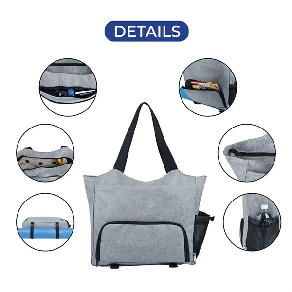 Tranquil RPET Yoga Tote - Tranquil RPET Yoga Tote - Image 4 of 6