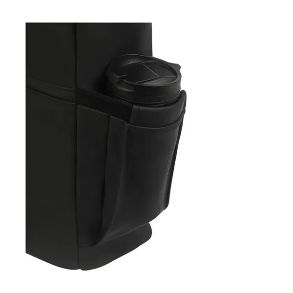 Casey PU Roll-Top Laptop Backpack - Casey PU Roll-Top Laptop Backpack - Image 5 of 14