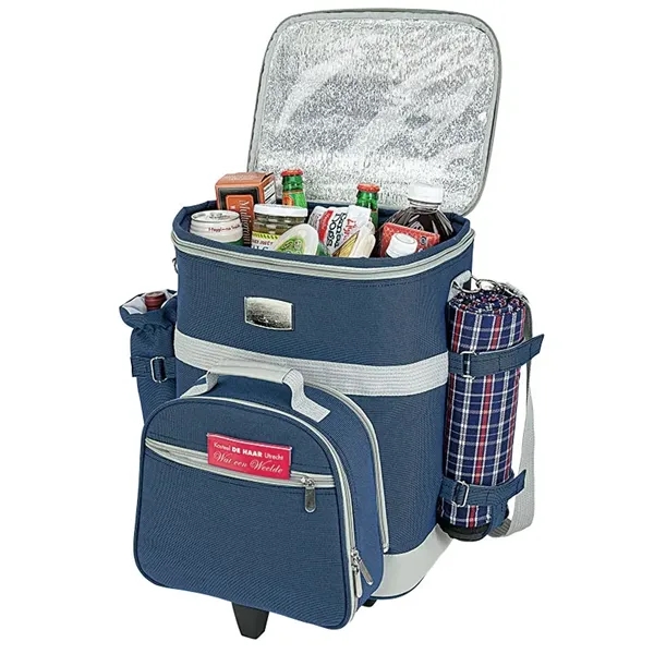 Haywood 4 Person Trolley Picnic Bag - Haywood 4 Person Trolley Picnic Bag - Image 5 of 9