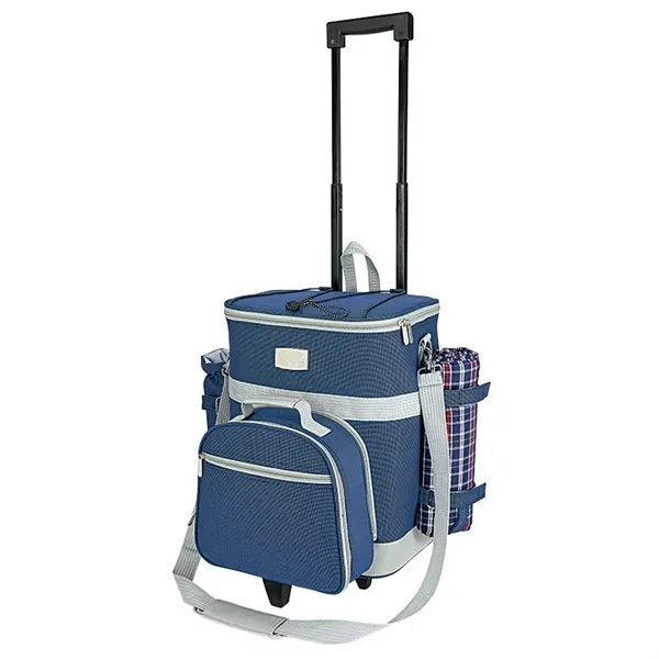 Haywood 4 Person Trolley Picnic Bag - Haywood 4 Person Trolley Picnic Bag - Image 7 of 9