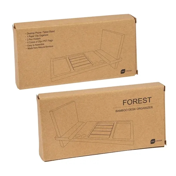 Forest Bamboo Desk Organizer - Forest Bamboo Desk Organizer - Image 5 of 6