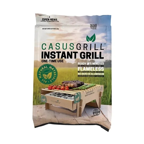 Raleigh CasusGrill™ Biodegradable BBQ Grill w/Recycled Co... - Raleigh CasusGrill™ Biodegradable BBQ Grill w/Recycled Co... - Image 3 of 6