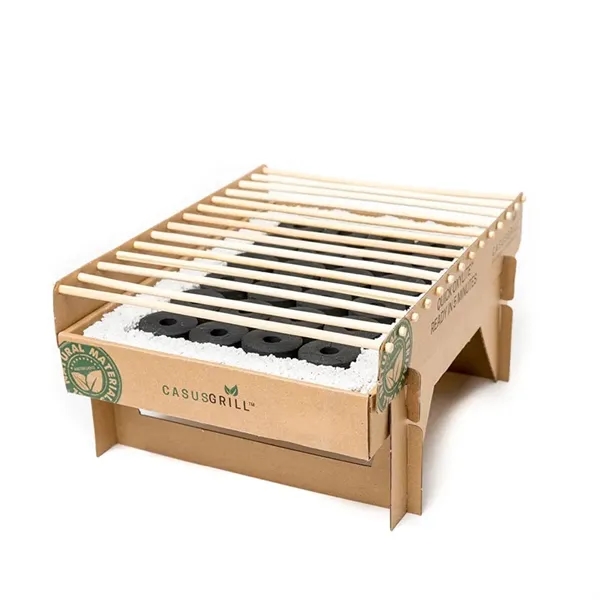 Raleigh CasusGrill™ Biodegradable BBQ Grill w/Recycled Co... - Raleigh CasusGrill™ Biodegradable BBQ Grill w/Recycled Co... - Image 4 of 6