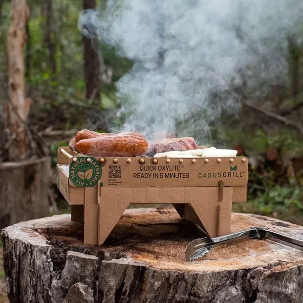 Raleigh CasusGrill™ Biodegradable BBQ Grill w/Recycled Co... - Raleigh CasusGrill™ Biodegradable BBQ Grill w/Recycled Co... - Image 5 of 6