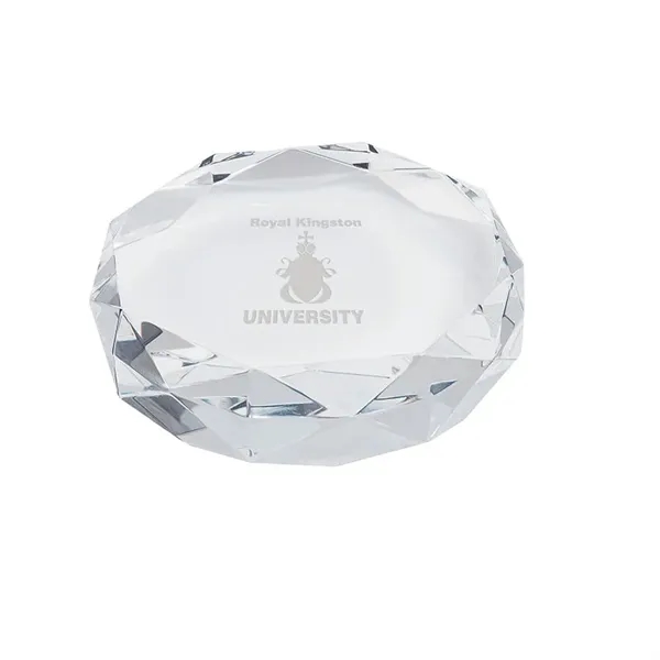 Rimini Gem Cut Crystal Paperweight - Rimini Gem Cut Crystal Paperweight - Image 3 of 7