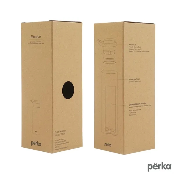 Perka® Monroe 24 oz. Double Wall Recycled Stainless Steel... - Perka® Monroe 24 oz. Double Wall Recycled Stainless Steel... - Image 17 of 42