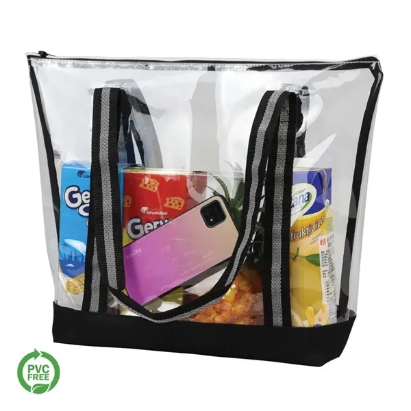 Capitola Clear TPU Zippered Tote - Capitola Clear TPU Zippered Tote - Image 2 of 8