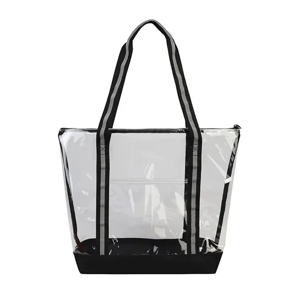 Capitola Clear TPU Zippered Tote - Capitola Clear TPU Zippered Tote - Image 3 of 8