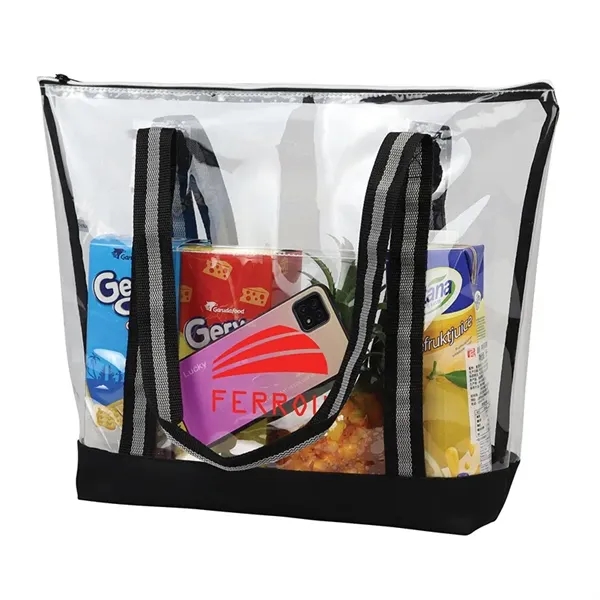 Capitola Clear TPU Zippered Tote - Capitola Clear TPU Zippered Tote - Image 4 of 8