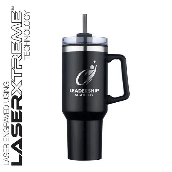 Connor 40 oz. Steel/PP Liner Travel Mug - Connor 40 oz. Steel/PP Liner Travel Mug - Image 2 of 48
