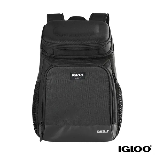 Igloo® MaxCold® Evergreen 18-Can RPET Cooler Backpack - Igloo® MaxCold® Evergreen 18-Can RPET Cooler Backpack - Image 2 of 7