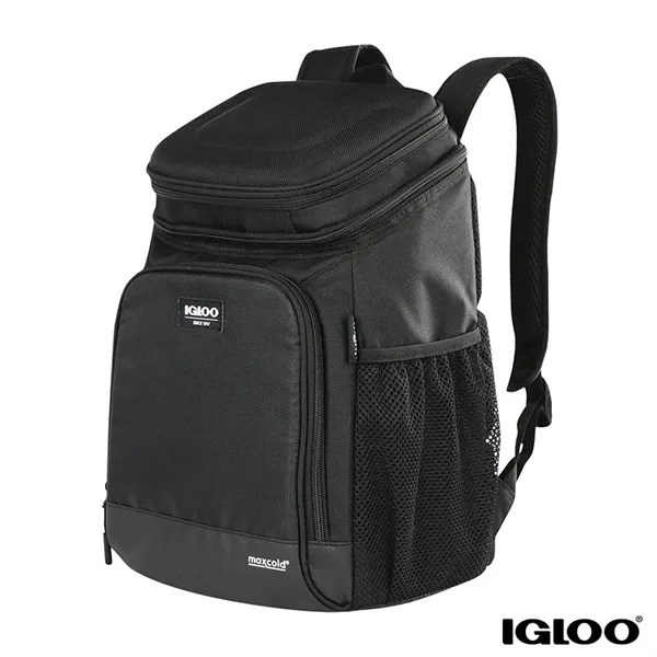 Igloo® MaxCold® Evergreen 18-Can RPET Cooler Backpack - Igloo® MaxCold® Evergreen 18-Can RPET Cooler Backpack - Image 4 of 7