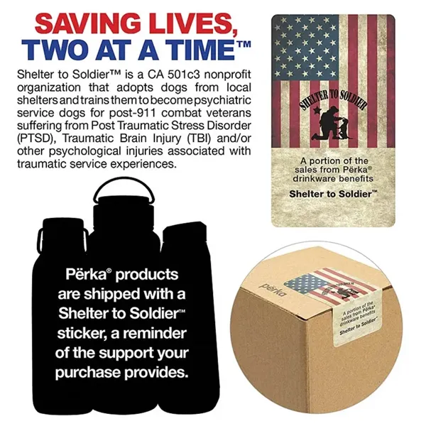 Perka® Trent 18 oz. Double Wall, Stainless Steel Hot/Cold... - Perka® Trent 18 oz. Double Wall, Stainless Steel Hot/Cold... - Image 20 of 62