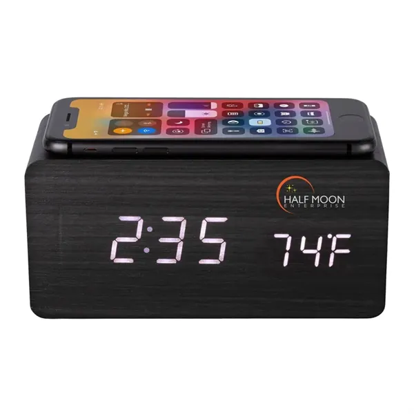 Opus Wireless Charging Speaker w/ Clock - Opus Wireless Charging Speaker w/ Clock - Image 8 of 9
