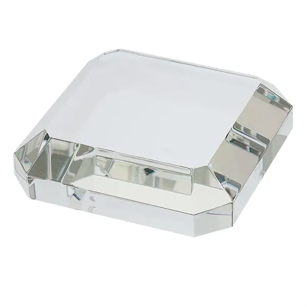 Taranto Square Crystal Paperweight - Taranto Square Crystal Paperweight - Image 2 of 2
