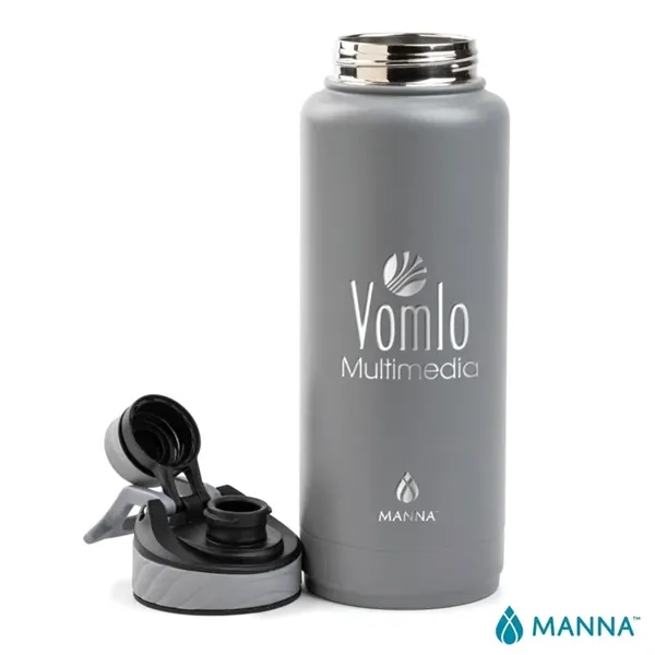 Manna™ Convoy 40 oz. Double Wall Steel Bottle - Manna™ Convoy 40 oz. Double Wall Steel Bottle - Image 8 of 10