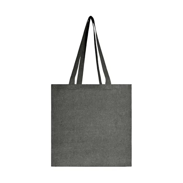 Vitality 4.5 oz Recycled Cotton Tote Bag - Vitality 4.5 oz Recycled Cotton Tote Bag - Image 4 of 12